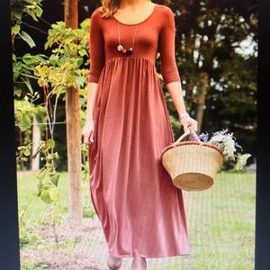 NWT Matilda Jane maxi dress with pockets.